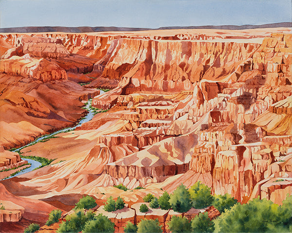 canyon drawings color