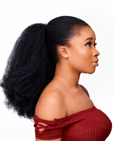 Ponytail Hair Extensions for Kinky Natural Hair | Natural Girl Wigs