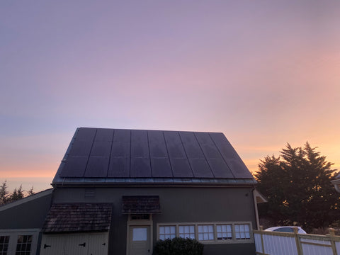 Solar Panel Array at the Bucks County Biscotti Bakery