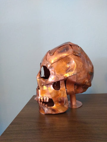 Copper skull