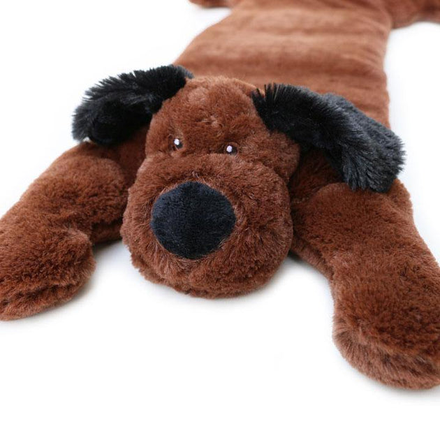 weighted stuffed dog