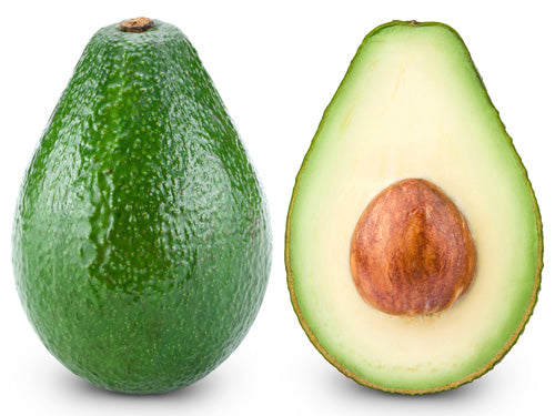 Image of a sliced open avocado