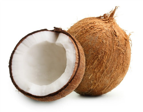 Image of cut open coconut