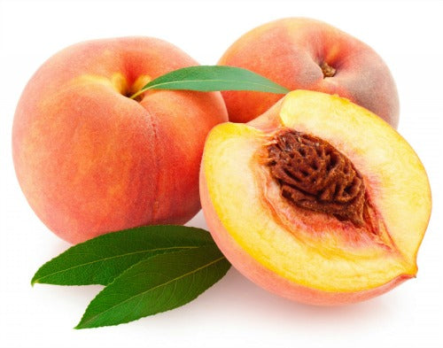 Image of cut open peaches