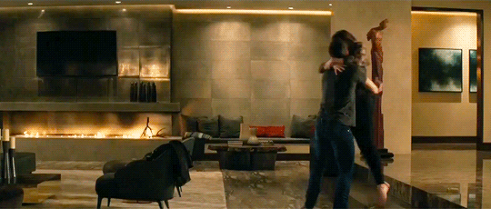 Gif of A Couple Hugging