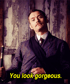 Gif of A Man Saying You Look Gorgeous