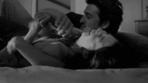 Gif of A Couple Fooling Around On Bed