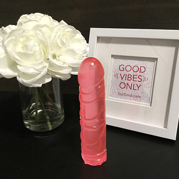 Realistic Jelly Dong Sex Toy Pink