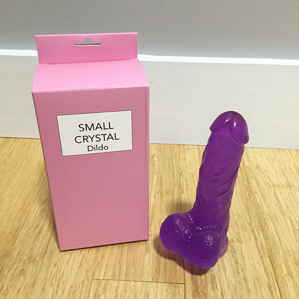 Small Crystal Dildo With Packaging