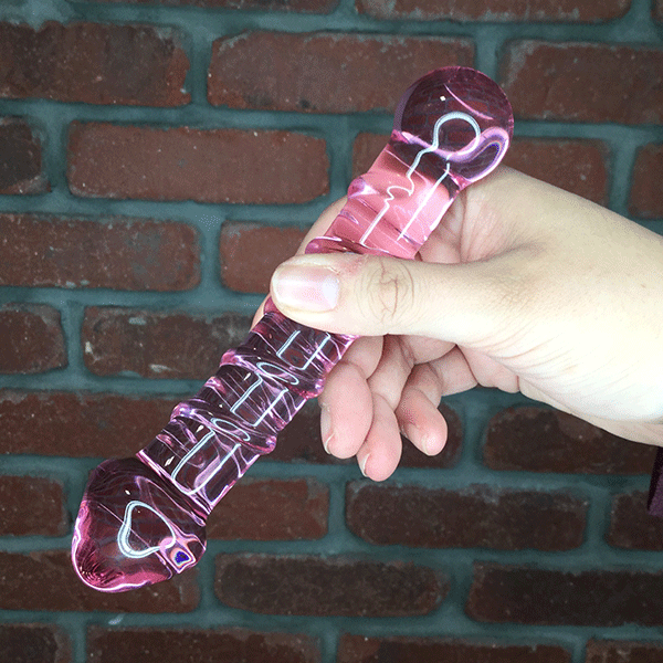 Textured Gspot Glass Massager for Women