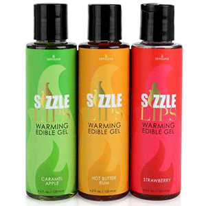 Sizzle Lips Edible Warming Gel