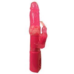 Pink TooTimid Topcat Rotating Rabbit Vibrator