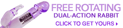 FREE Dual-Action ROTATING Rabbit Promotion | Click Here