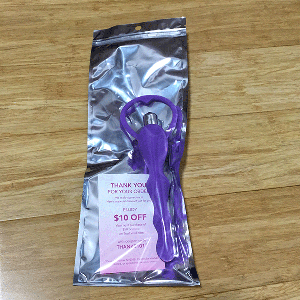 Vibrating Silicone Anal Beads In Packaging