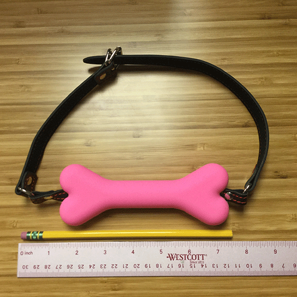 Pink Bone Ball Gag