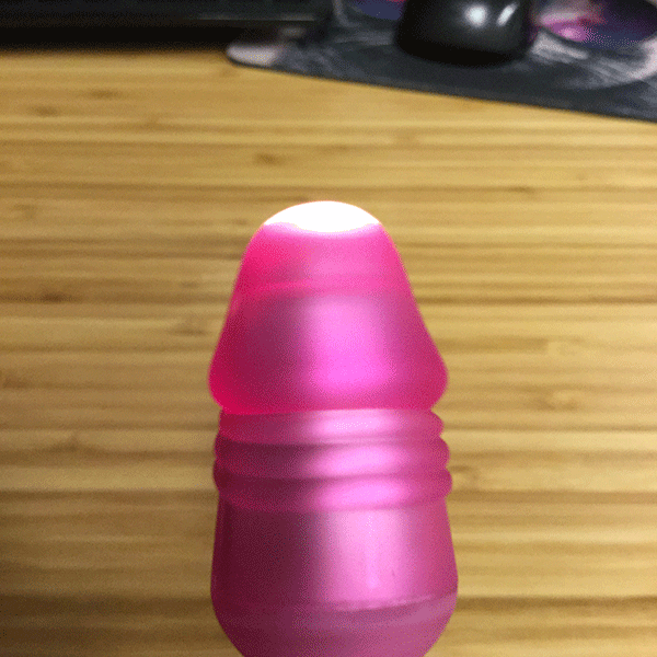 pink bob illuminate bullet light up tip