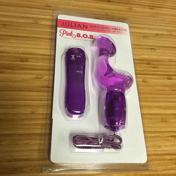 pink bob julians g spot vibrator packaging