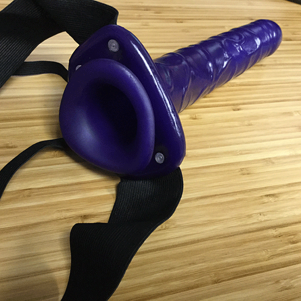 fetish fantasy pipedream 10" purple strap on
