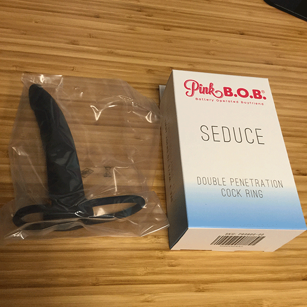 seduce dual penetration cock ring packaging