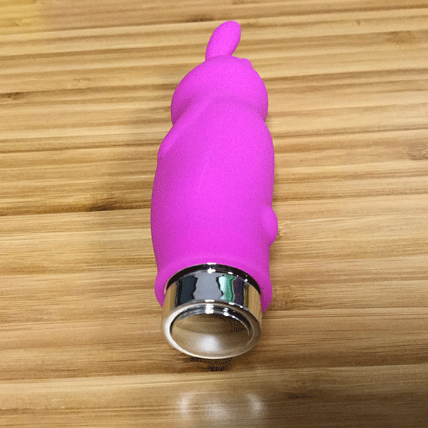 pink bob silicone love bunny vibe masturbator