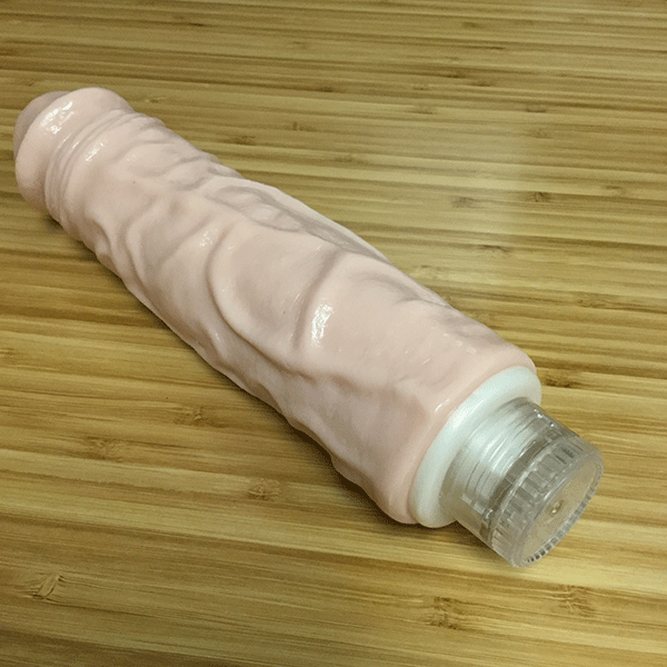 Textured Vibrating Dildo for Women