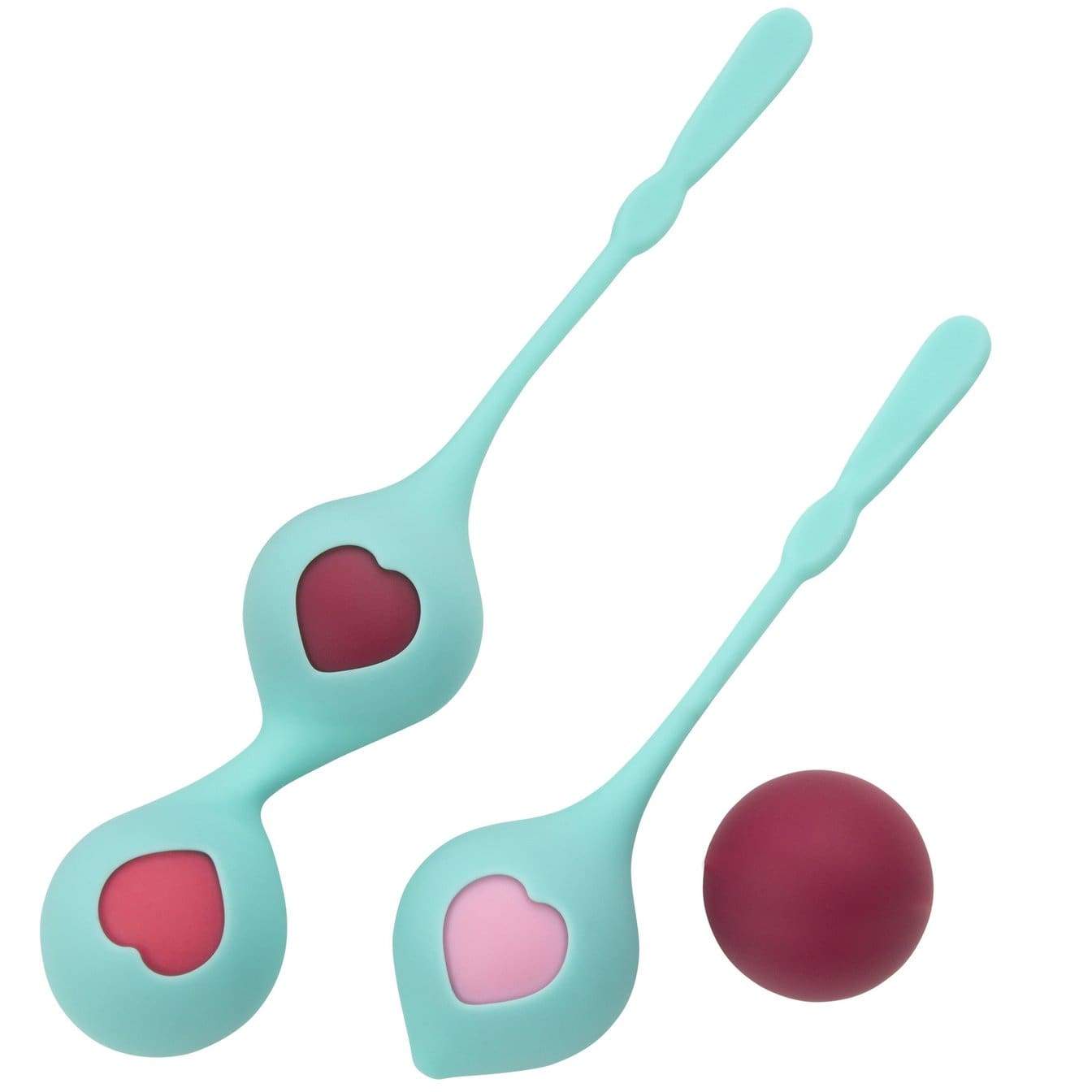 Silicone kegel exercise set