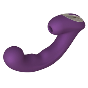 Image of purple dual G-spot and clit vibrator