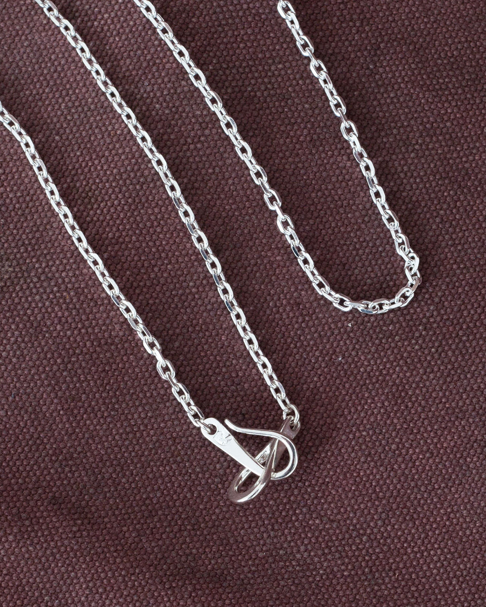 Larry Smith Silver Chain, 60cm, Small