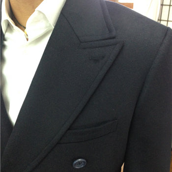 Black Wide Lapel Lee