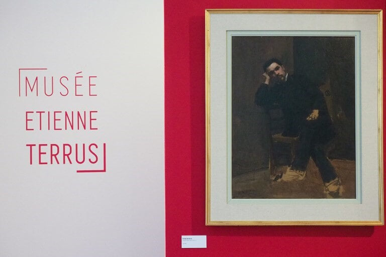 Self portrait of Etienne Terrus, which is pictured at the gallery dedicated to his work in Elne