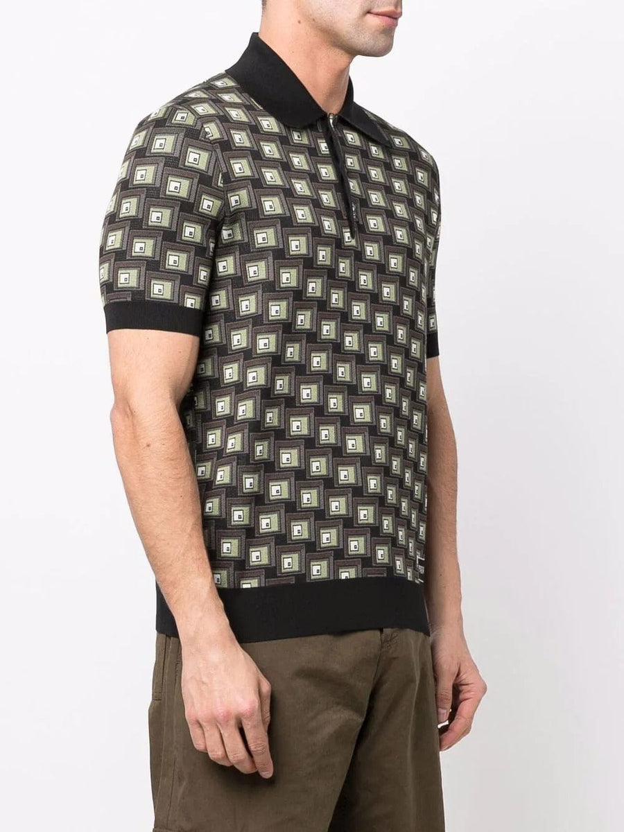 prada geometric polo