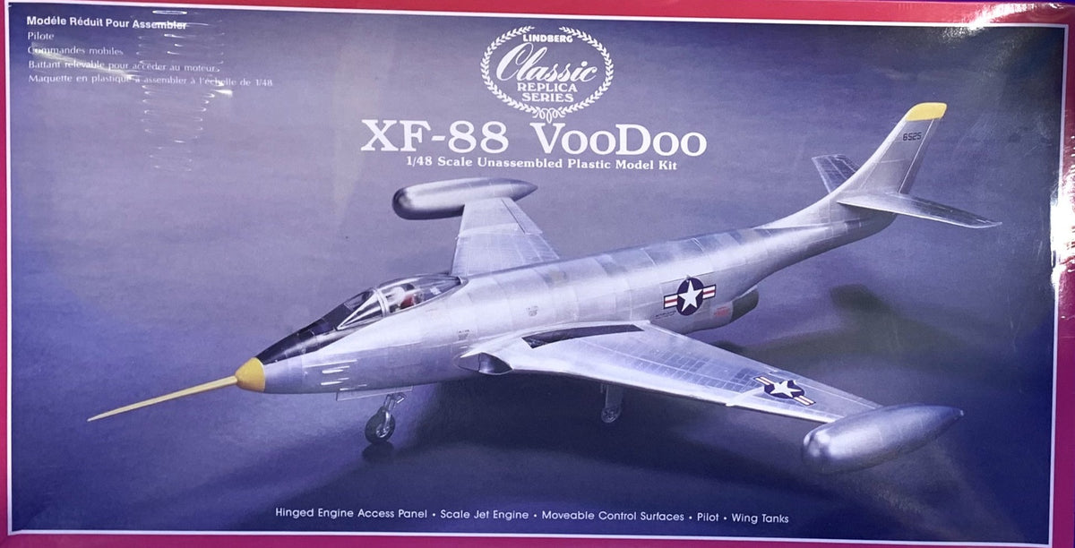 Lindberg Xf-88 Voodoo 1 48th Scale Plastic Model Kit # 75311 Priced to Sell for sale online