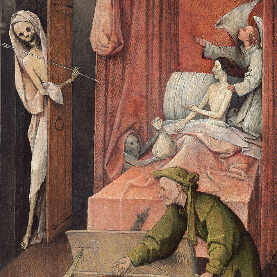 Hieronymus Bosch Death and the Miser Wayfarer Triptych
