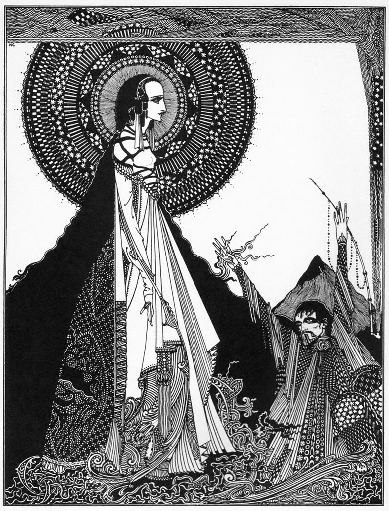 harry clarke ink illustration