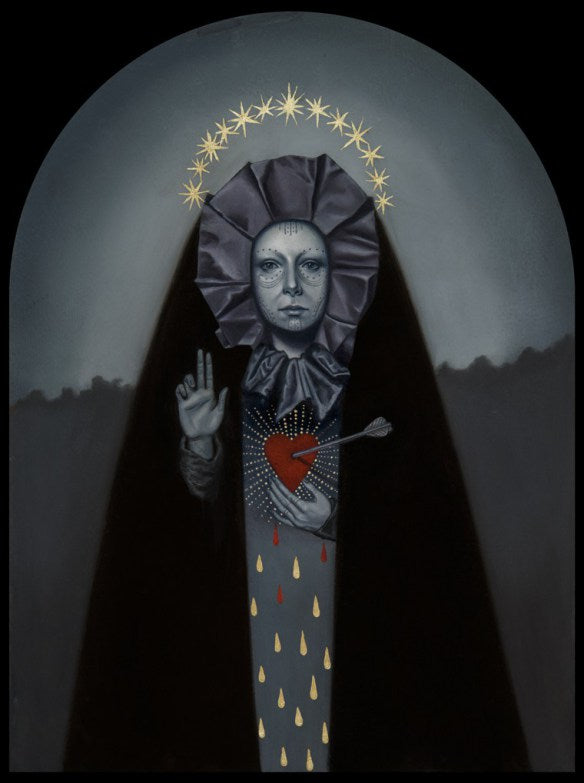 dark icon painting