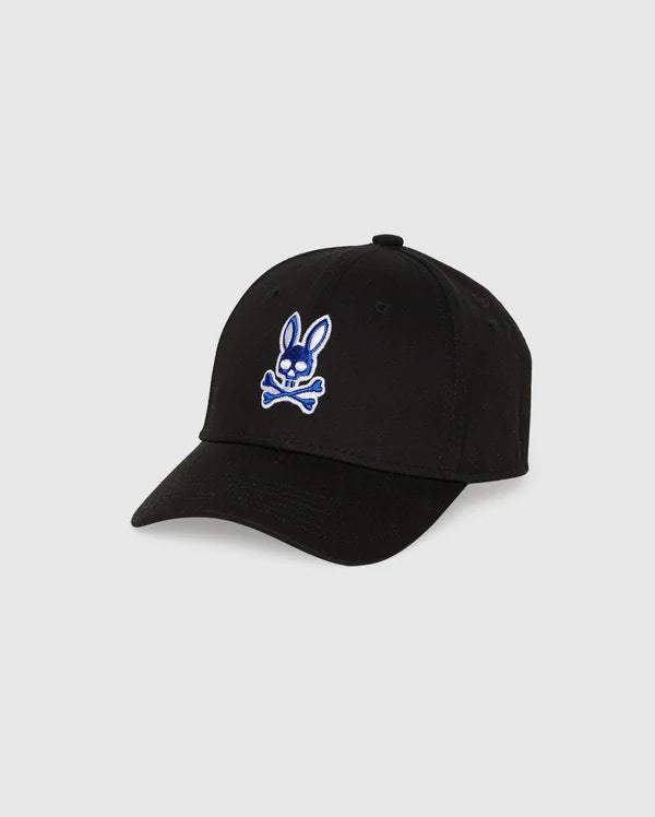 Psycho Bunny Kid's Larkin Baseball Cap - Black