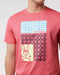 Psycho Bunny Men's Bevans Graphic Tee - Azalea Pink