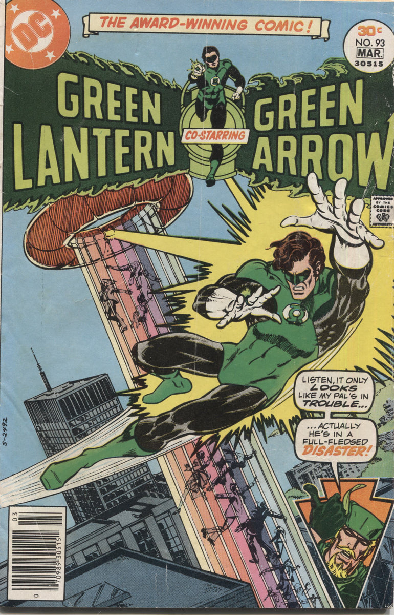 Green Lantern Vol 16 No 93 Co Starring Green Arrow Dc Comics Feb Memory Hole Vintage 