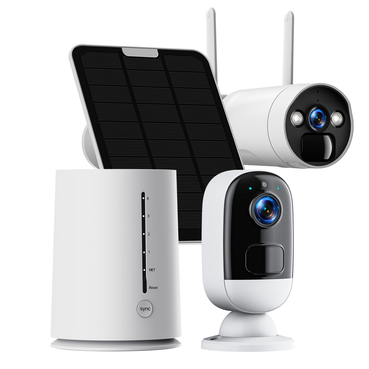 SC05 3MP Wireless Security Camera System With  Color Night Vision