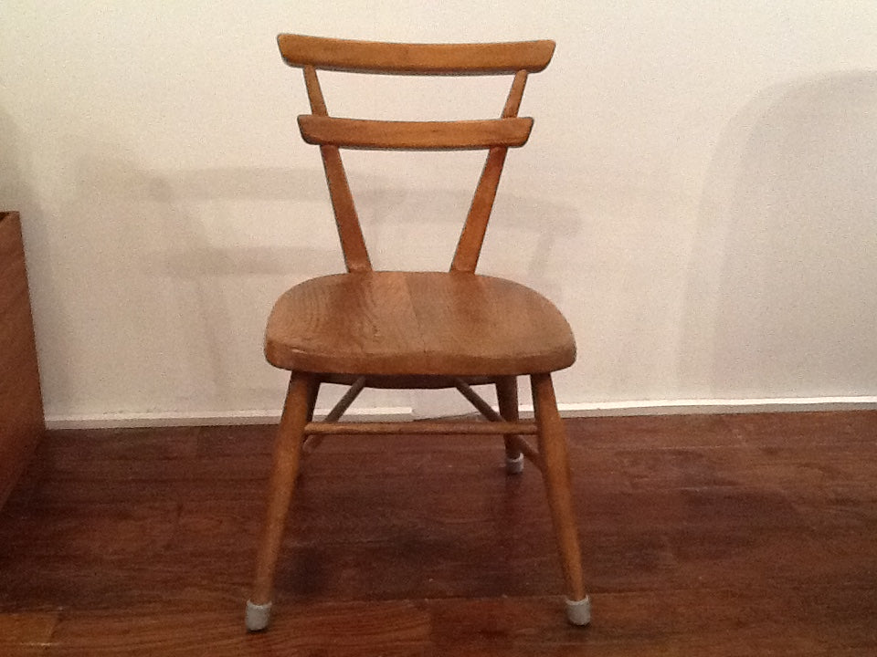 ercol yellow dot chair