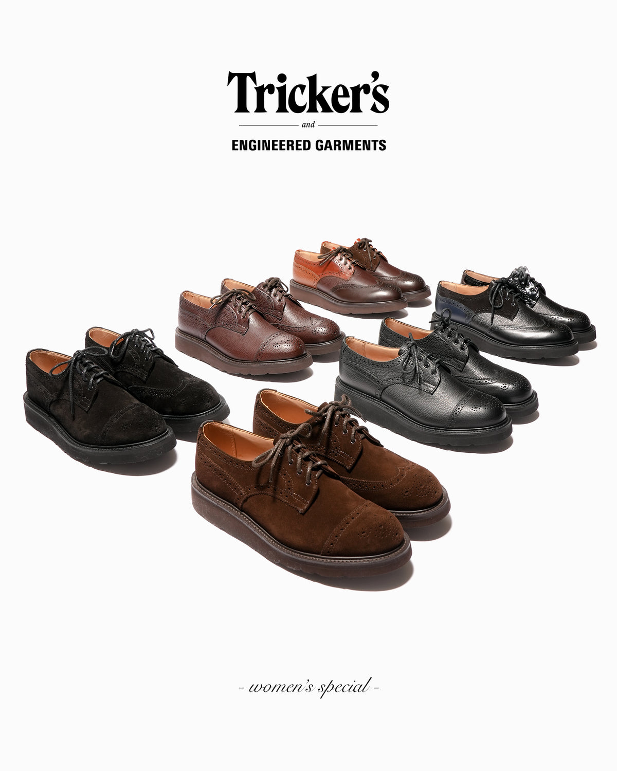 ENGINEERED GARMENTS TRICKER'S 8 ドレス/ビジネス 靴 メンズ 国内外の