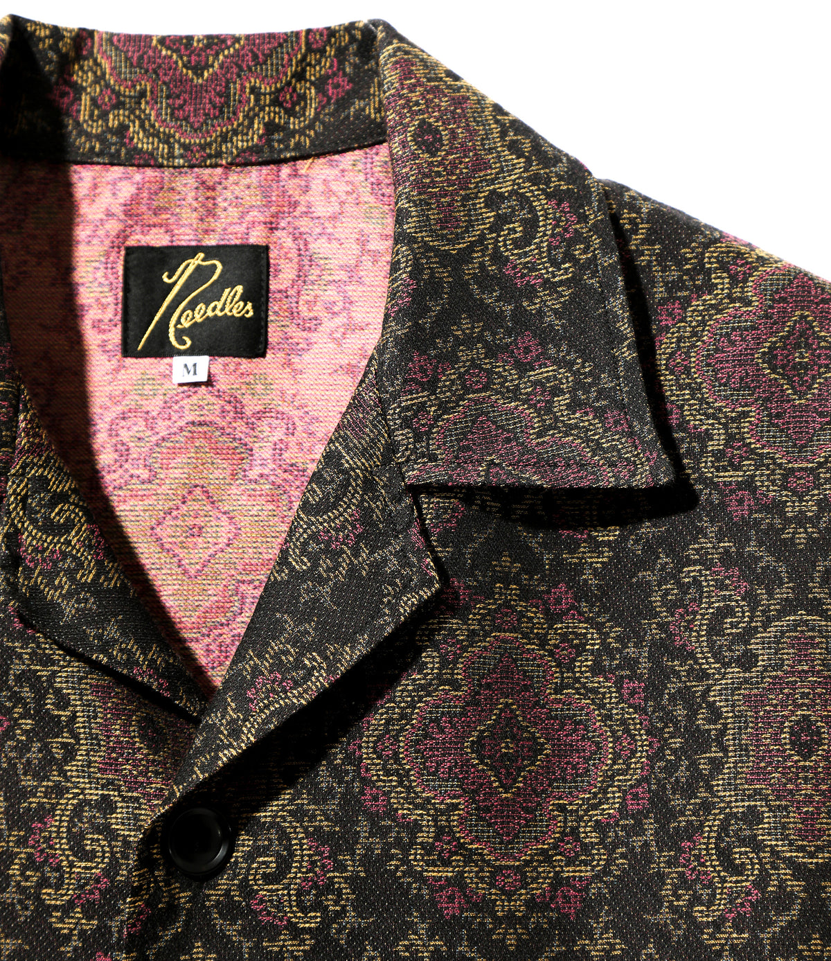 Cabana Shirt - Black / Pink - C / PE Arabesque Jq. | Nepenthes New