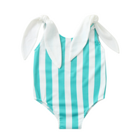 Molly's Striped Swimsuit