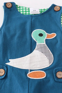 Navy Duck Applique Longall