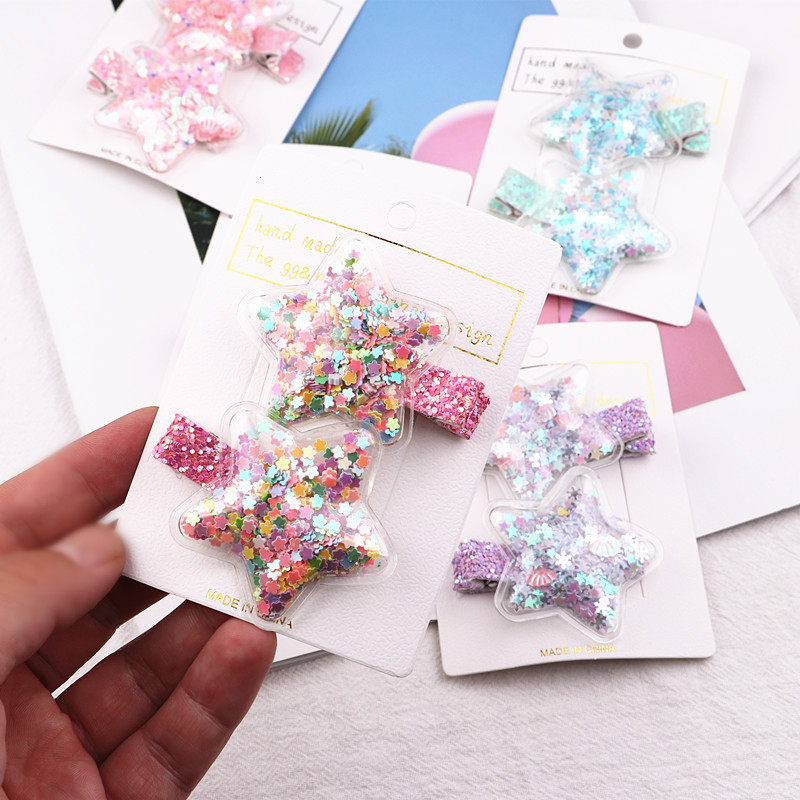 Glitter Confetti Clips