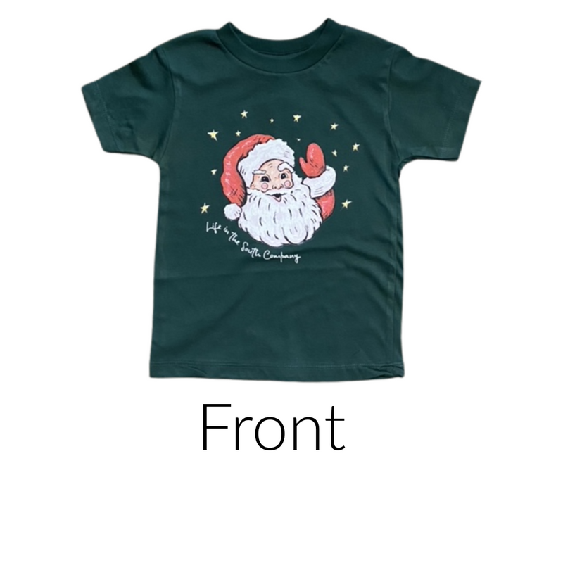 Christmas Tee - Waving Santa