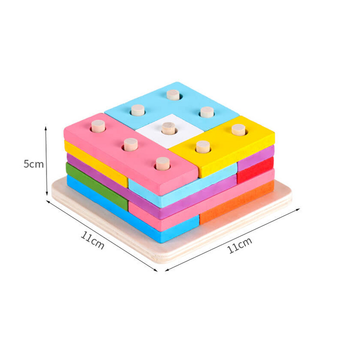 Cube Geometric Shape Puzzle