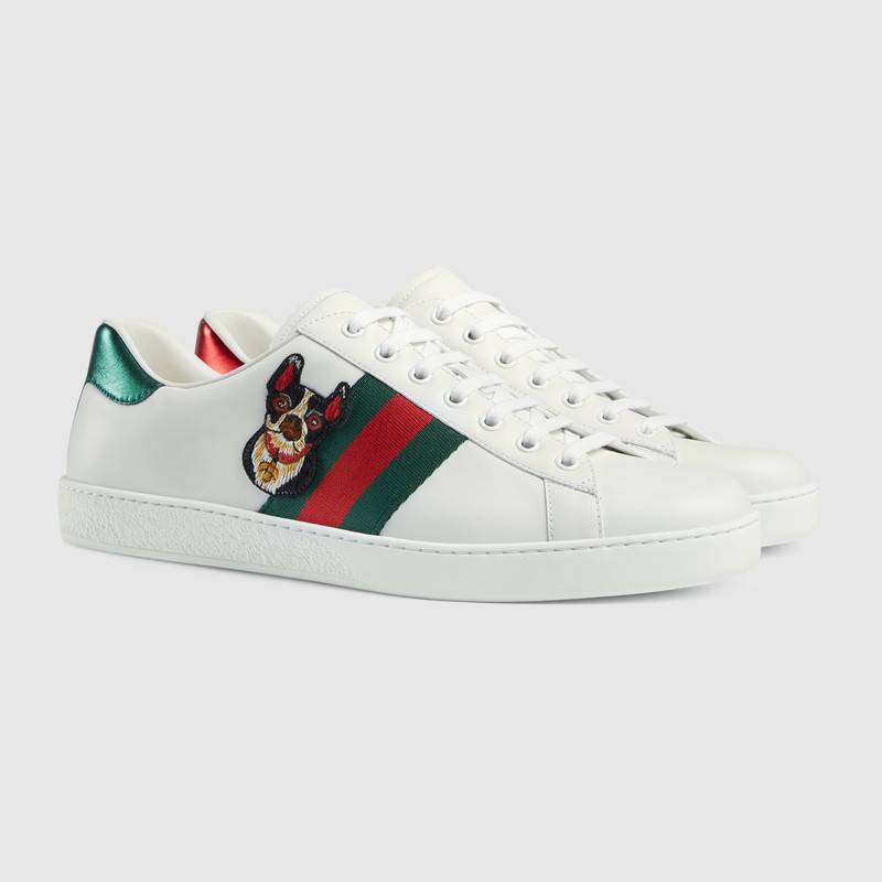 Gucci Ace embroidered Dog sneaker 
