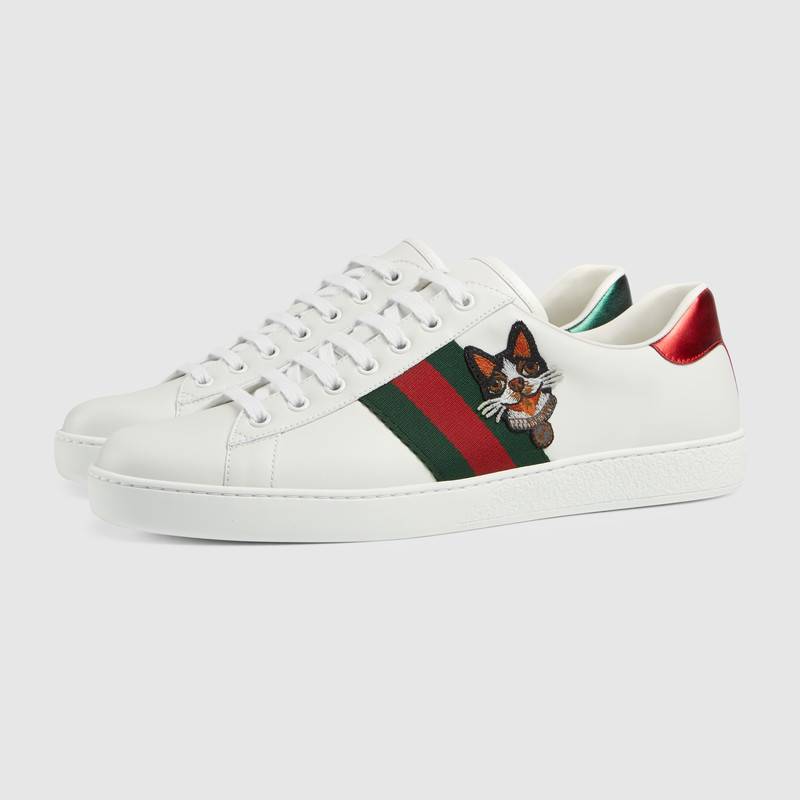 gucci cat and dog sneakers