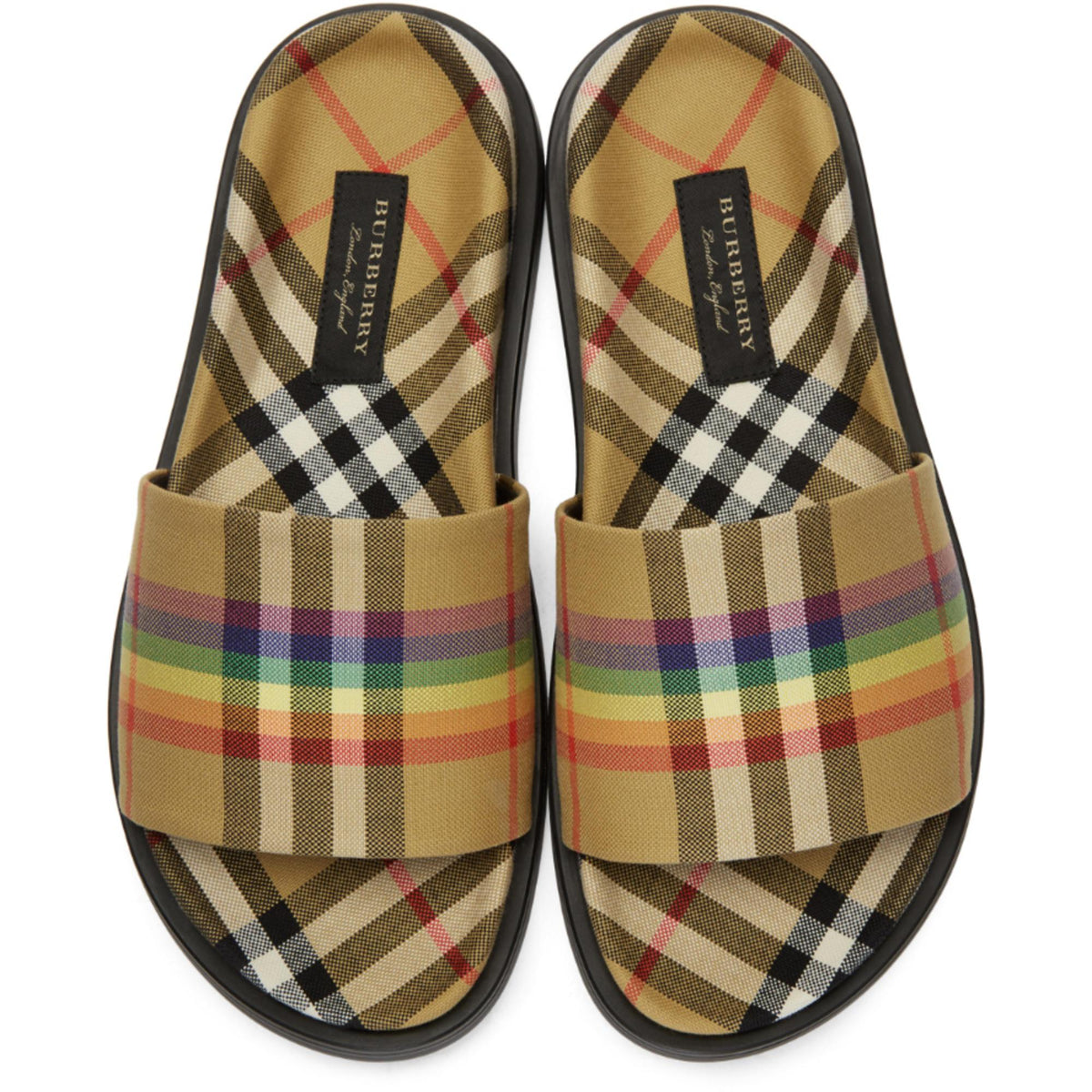 Burberry Ashmore Low-Top Rainbow Check 